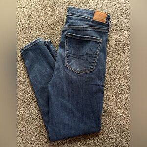 American Eagle Outfitters Women's Dark Blue Jeggings